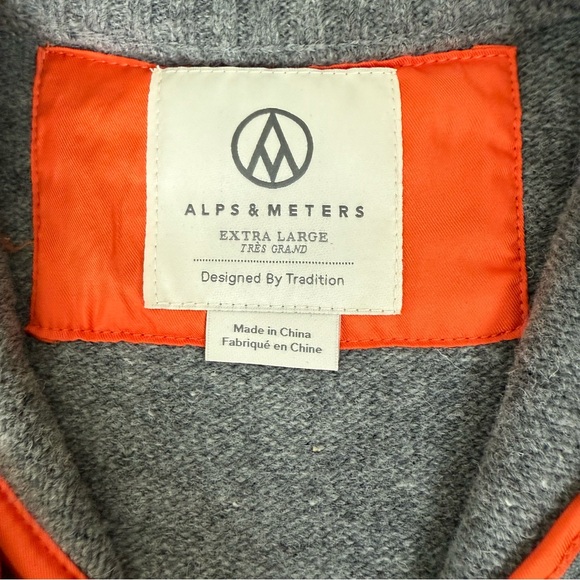 Men’s Original Alpine Guide Sweater Gray XL Wool Blend Waxed Cotton - Picture 7 of 13